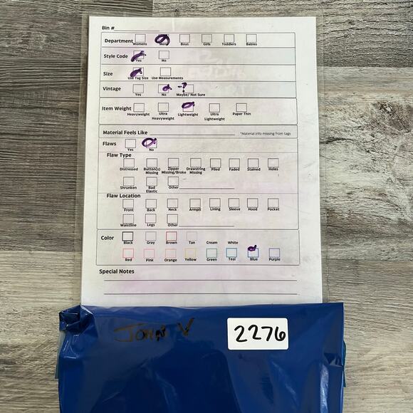 John Vabartos Micro Black Watch Plaid Blue Mens L Button Down Long Sleeve Shirt - Picture 10 of 10